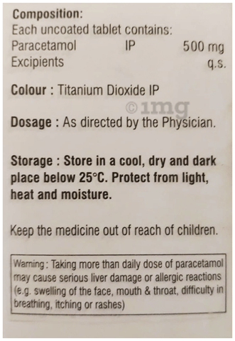 Parabest 500 Tablet image Parabest 500 Tablet image