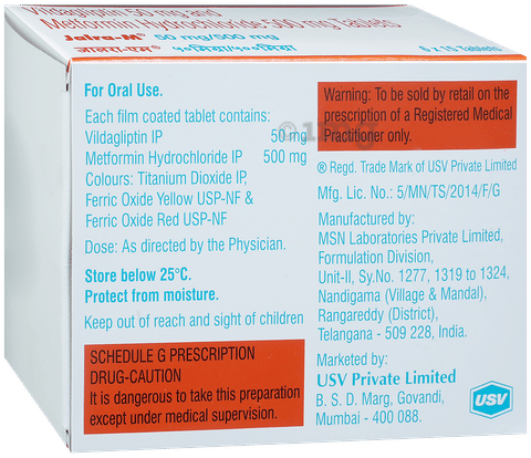 Jalra-M 50mg/500mg Tablet image Jalra-M 50mg/500mg Tablet image