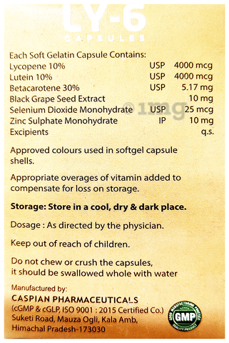 LY 6 Softgel Capsule image