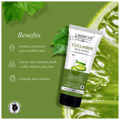 Cucumber face 2024 wash price