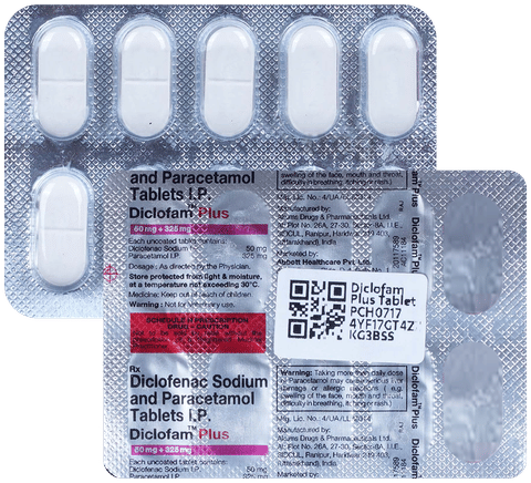 Diclofam Plus Tablet image