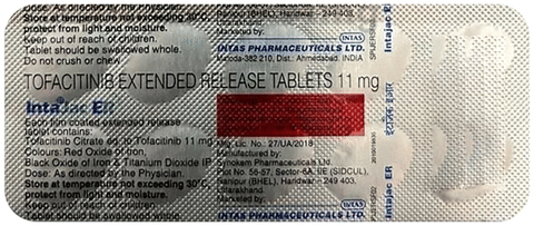 Intajac 11mg Tablet ER image