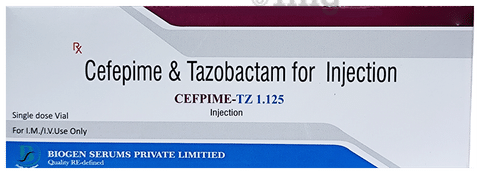Cefpime-TZ 1.125 Injection