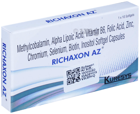 Richaxon AZ Soft Gelatin Capsule: Buy strip of 10.0 soft gelatin 