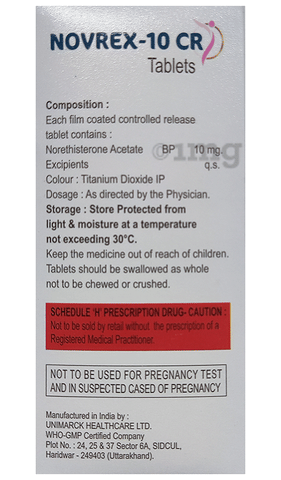 Novrex 10 CR Tablet image
