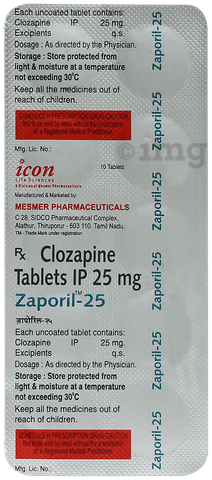 Zaporil 25mg Tablet image