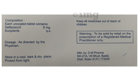 Deflosis 6mg Tablet image Deflosis 6mg Tablet image