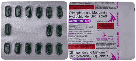Glimiprime M 3 Tablet image Glimiprime M 3 Tablet image
