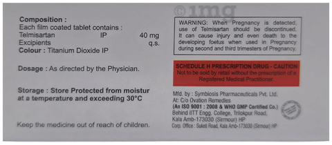Telmeal 40 Tablet image