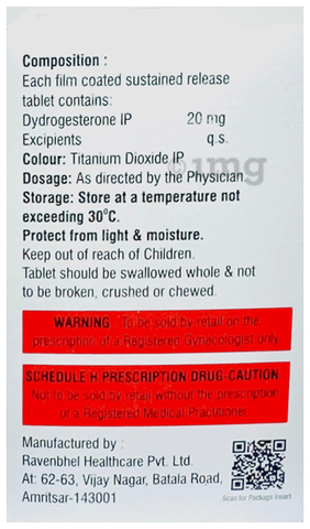 Dydroyana SR 20 Tablet image Dydroyana SR 20 Tablet image