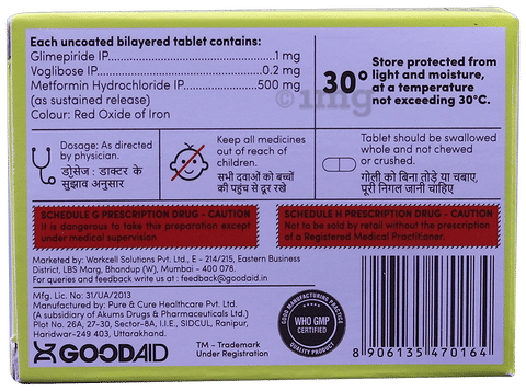 Gliaid MV 1.2 Tablet SR