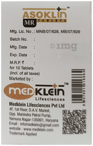 Asoklin MR Tablet image Asoklin MR Tablet image