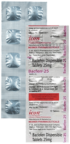 Bacfen 25 Tablet DT image Bacfen 25 Tablet DT image