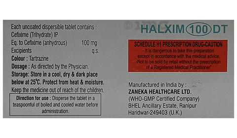 Halxim 100 DT Tablet image