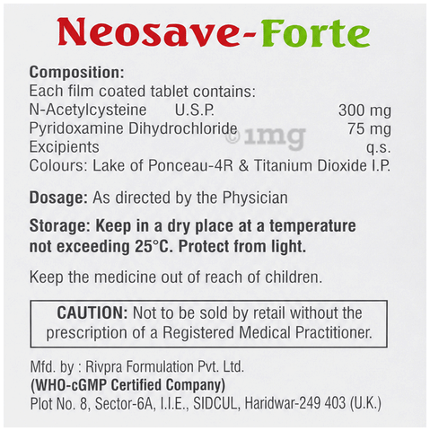 Neosave-Forte Tablet image Neosave-Forte Tablet image