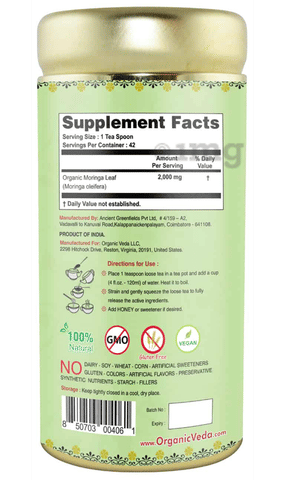 Organic Veda Moringa Original Tea 2