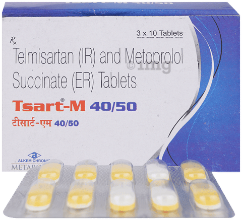 Tsart-M 40/50 Tablet ER image Tsart-M 40/50 Tablet ER image