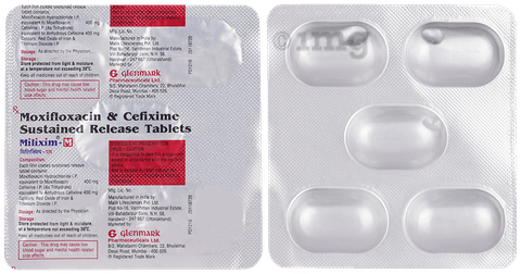 Milixim-M 400mg/400mg Tablet SR