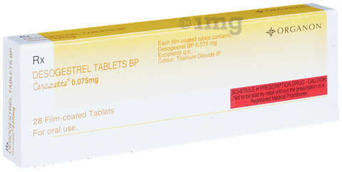 Cerazette Tablet: View Uses, Side Effects, Price and Substitutes | 1mg