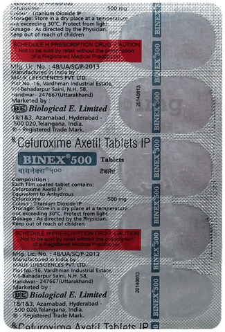 Binex 500 Tablet image