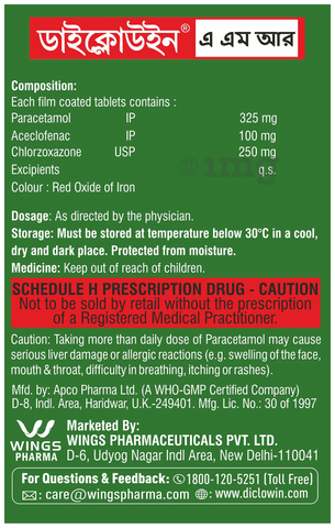 Diclowin AMR Tablet image