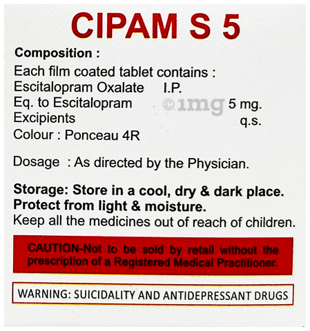 Cipam S 5 Tablet
