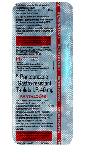 Pantalol 40 Tablet image