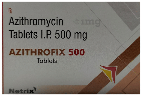 Azithrofix 500 Tablet image Azithrofix 500 Tablet image