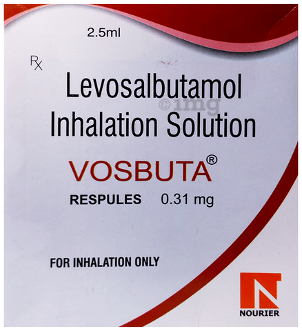 Vosbuta (2.5ml Each) 0.31mg Respules