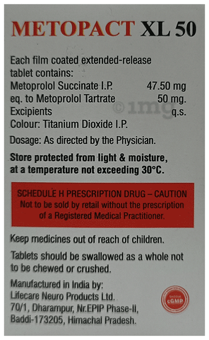 Metopact XL 50 Tablet