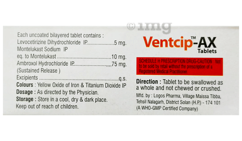 Ventcip-AX Tablet SR image Ventcip-AX Tablet SR image