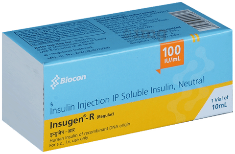 Insugen-R 100IU/ml Solution for Injection