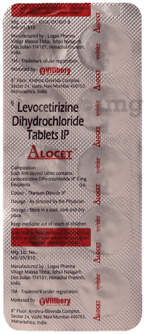Alocet 5mg Tablet image