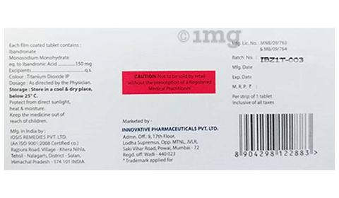 Ibazest 150mg Tablet image