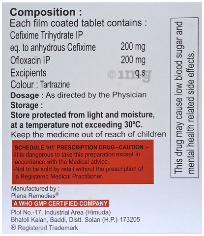 Seracef-O Tablet image