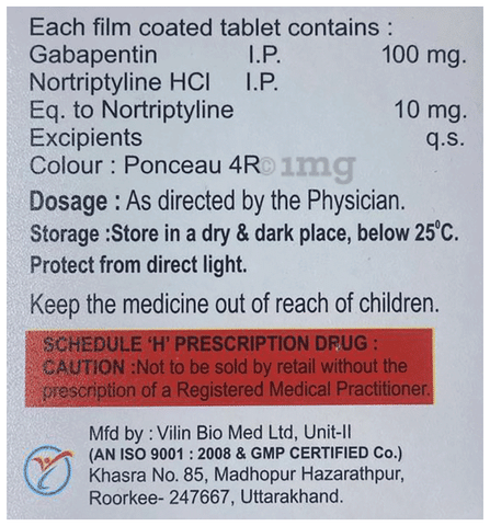 Gabanep 100 Tablet