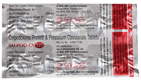 Salpod-CV 325 Tablet image
