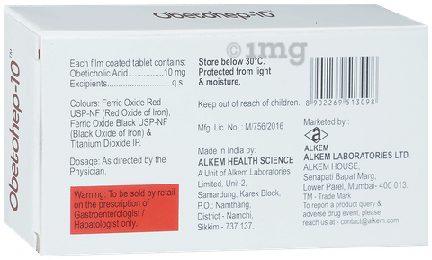 Obetohep 10mg Tablet image