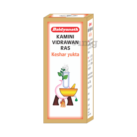 Baidyanath Kamini Vidrawan Ras Keshar Yukta Ayurveda Tablet