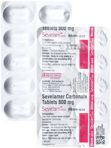 Sevelam 800 Tablet image