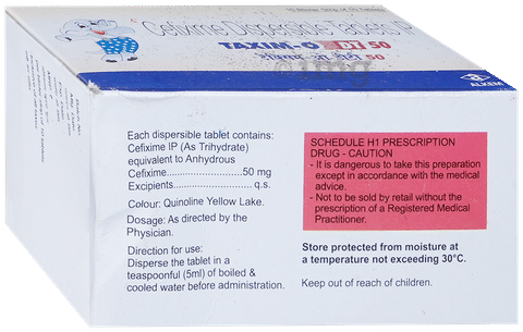 Taxim-O 50mg Tablet DT