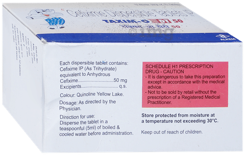 Taxim-O 50mg Tablet DT image Taxim-O 50mg Tablet DT image