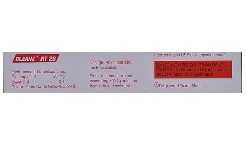 Oleanz RT 20 Tablet DT image