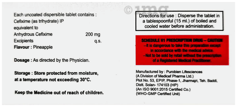 Funocef 200 Tablet DT image