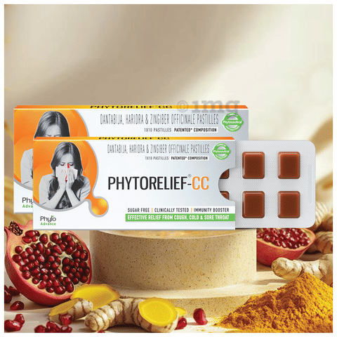 Phytorelief-CC Immunity Lozenges for Cough, Cold & Sore Throat (10