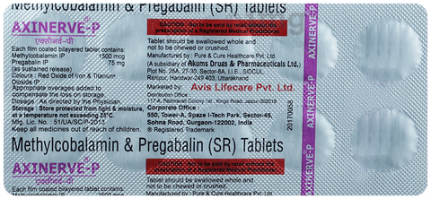 Axinerve-P Tablet SR image