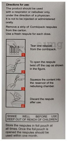 Neblair 0.63 Respules (2.5 ml Each)