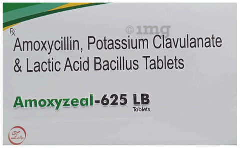 Amoxyzeal 625 LB Tablet image Amoxyzeal 625 LB Tablet image