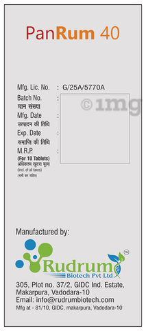 Panrum 40 Tablet
