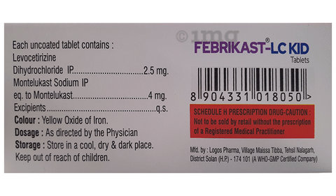 Febrikast-LC Kid Tablet image Febrikast-LC Kid Tablet image